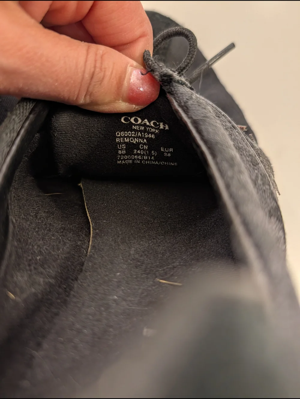 Coach New York Shoes Size 8